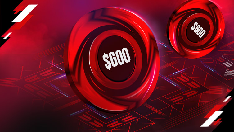 入金ボーナスが倍になる「STARS600」