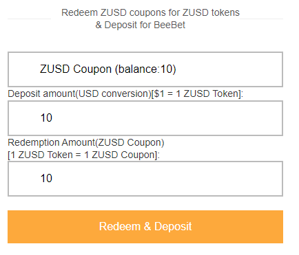 クレジットカードでの入金画面（ZAKZAK経由）